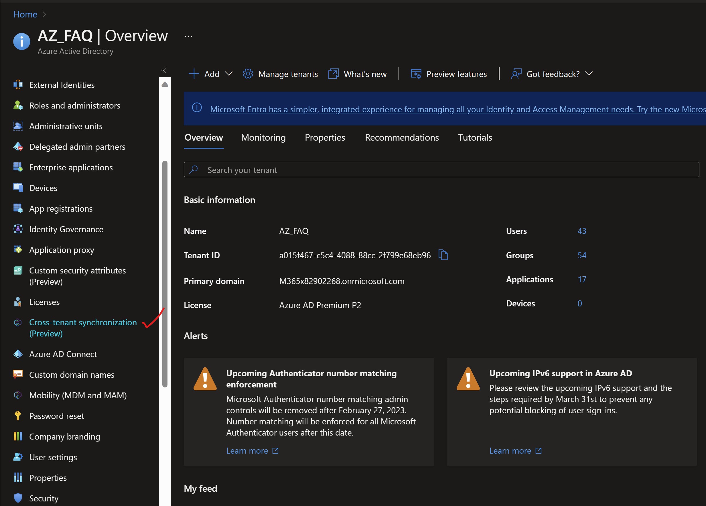 Screenshot that shows the Add organization pane to add the source tenant.